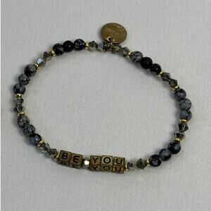 Little Words Project BE YOU Beaded Stretch Bracelet